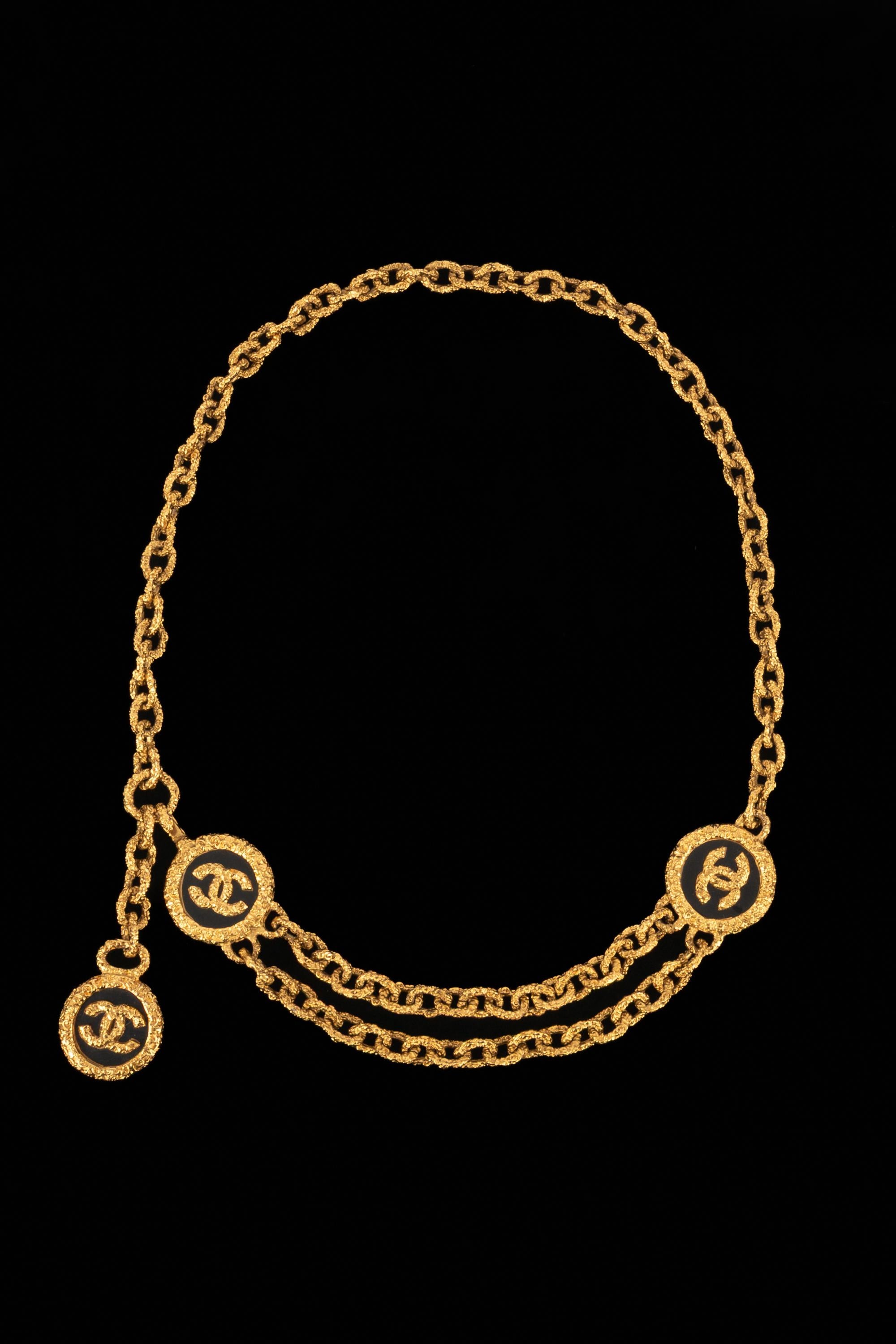 Marrone Cintura Chanel Autunno 1993 in vendita