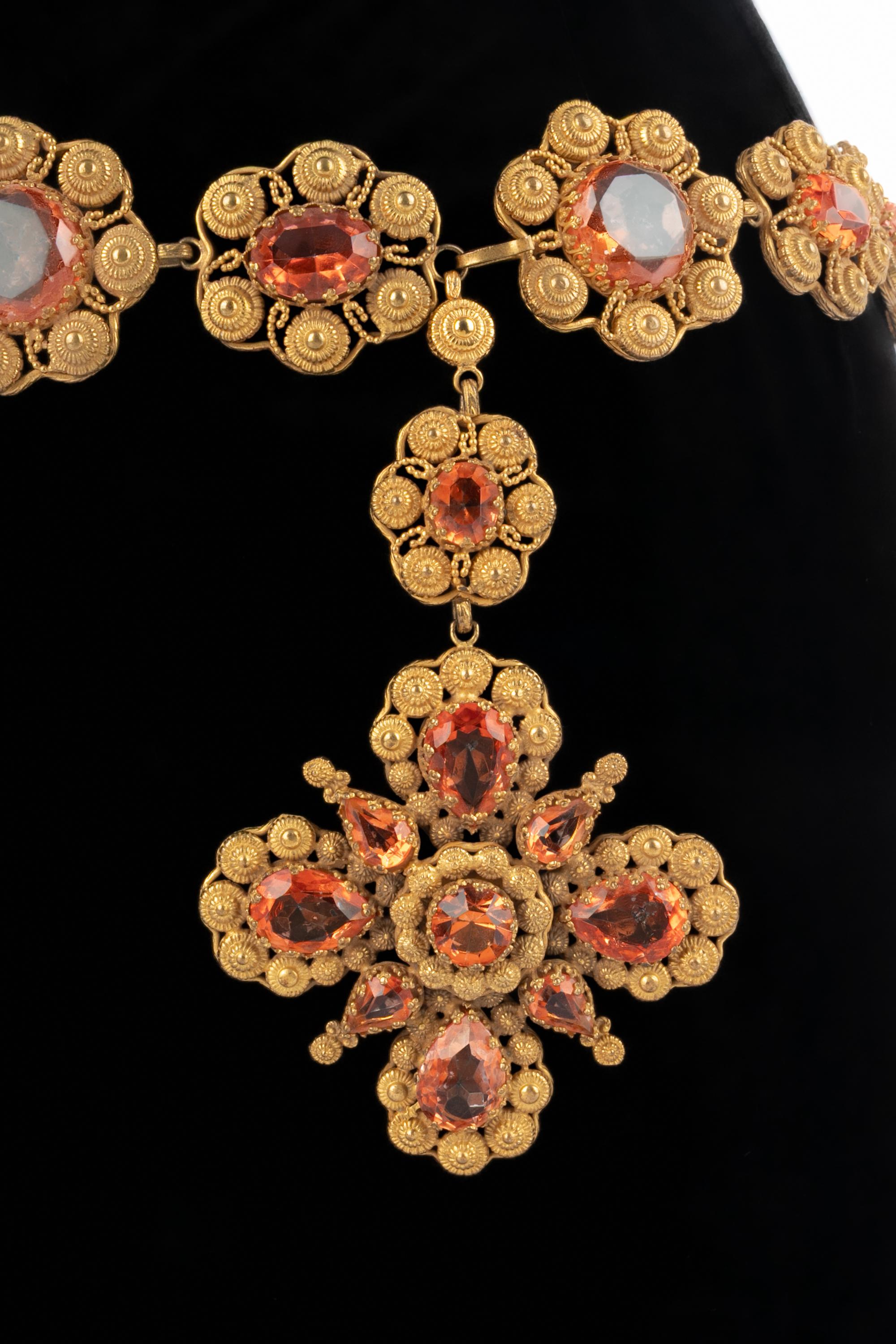 Ceinture Chanel Haute Couture 1991 en vente 5