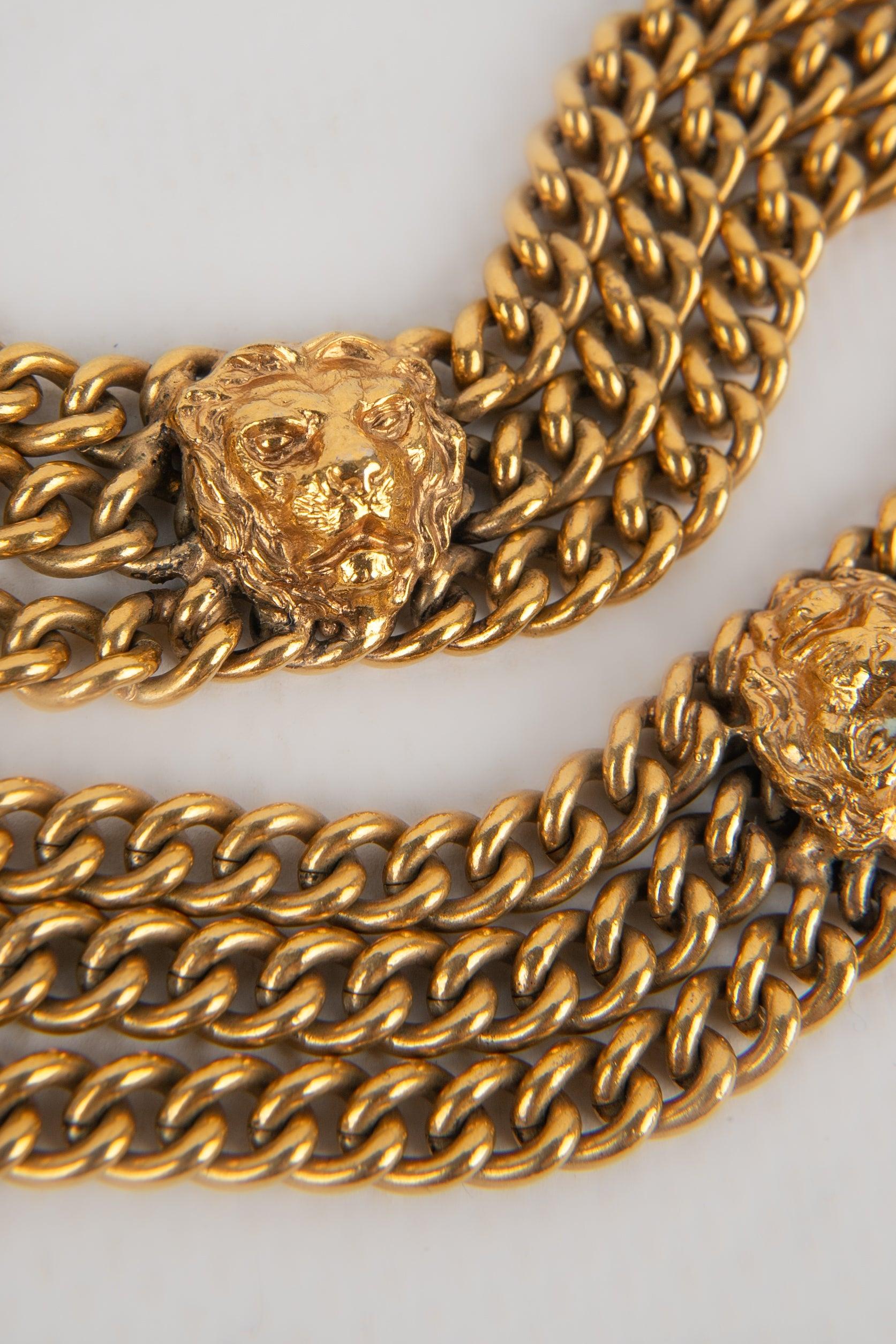Chanel Belt Haute Couture from the Coco Era In Excellent Condition For Sale In SAINT-OUEN-SUR-SEINE, FR