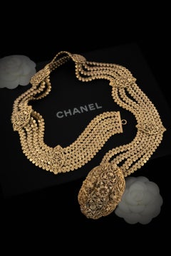Chanel belt Haute Couture three stars by Coco Chanel circa 1960
