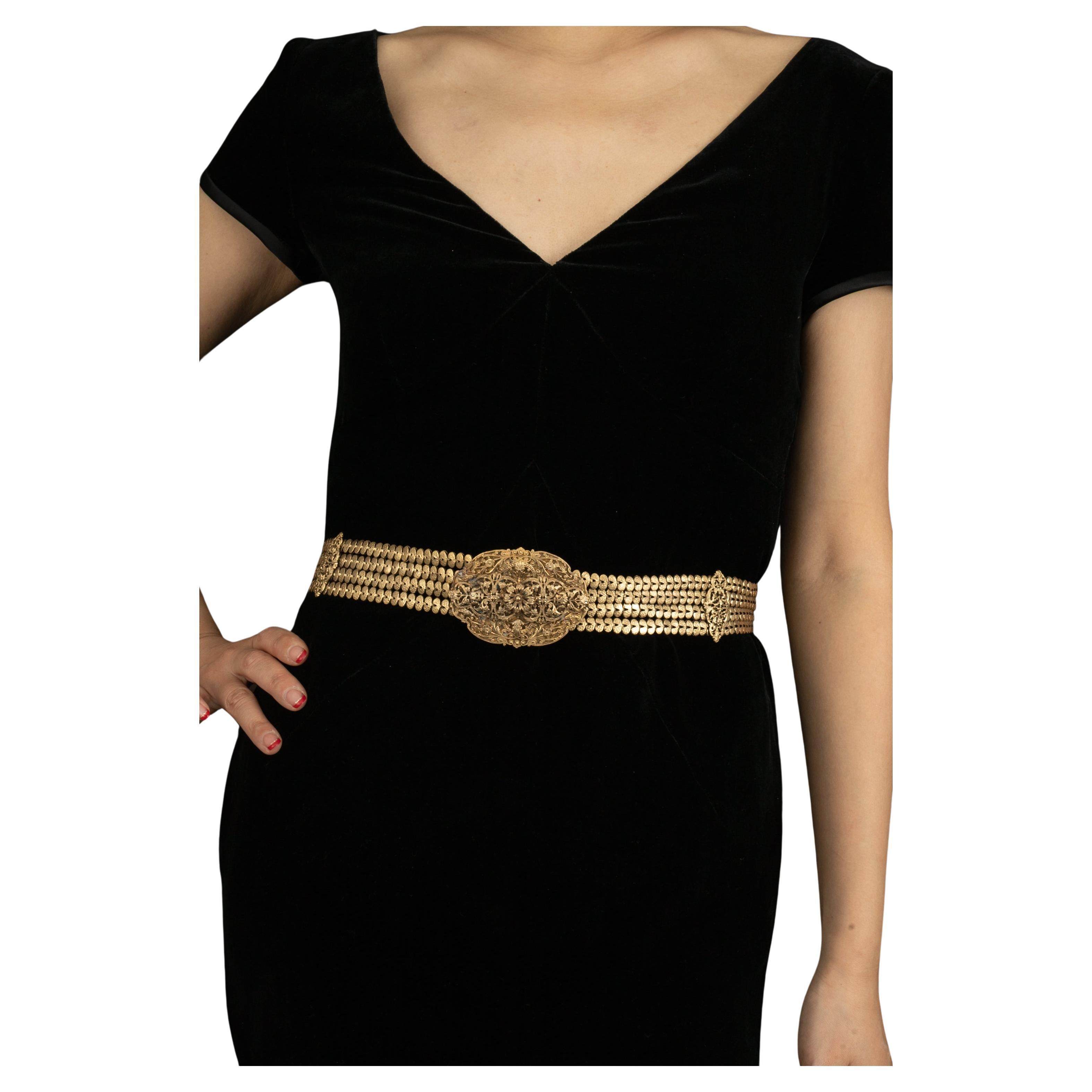 Chanel Gürtel Haute Couture drei Sterne von Coco Chanel um 1960
