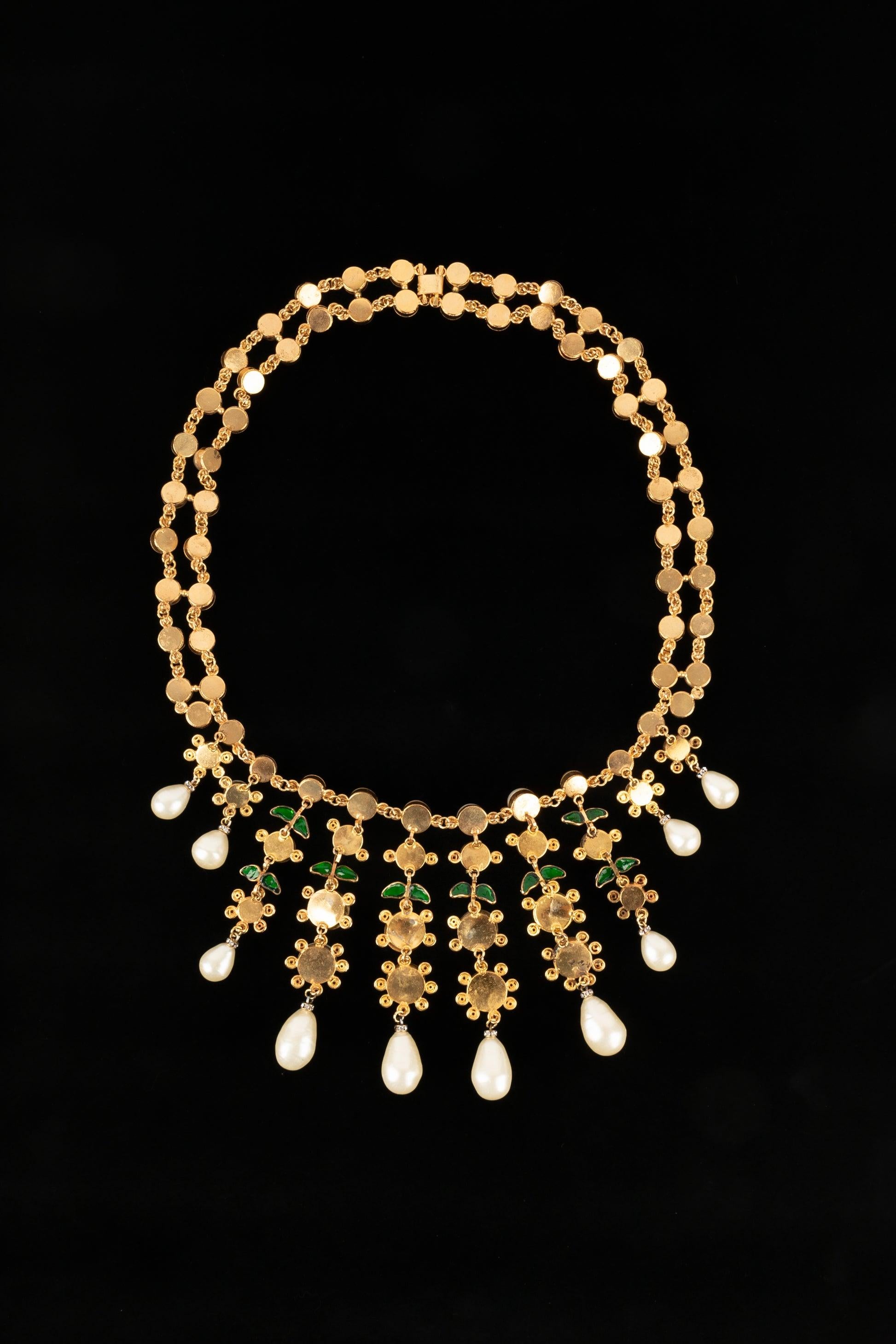 Ceinture haute couture Chanel avec perles, 1991 5