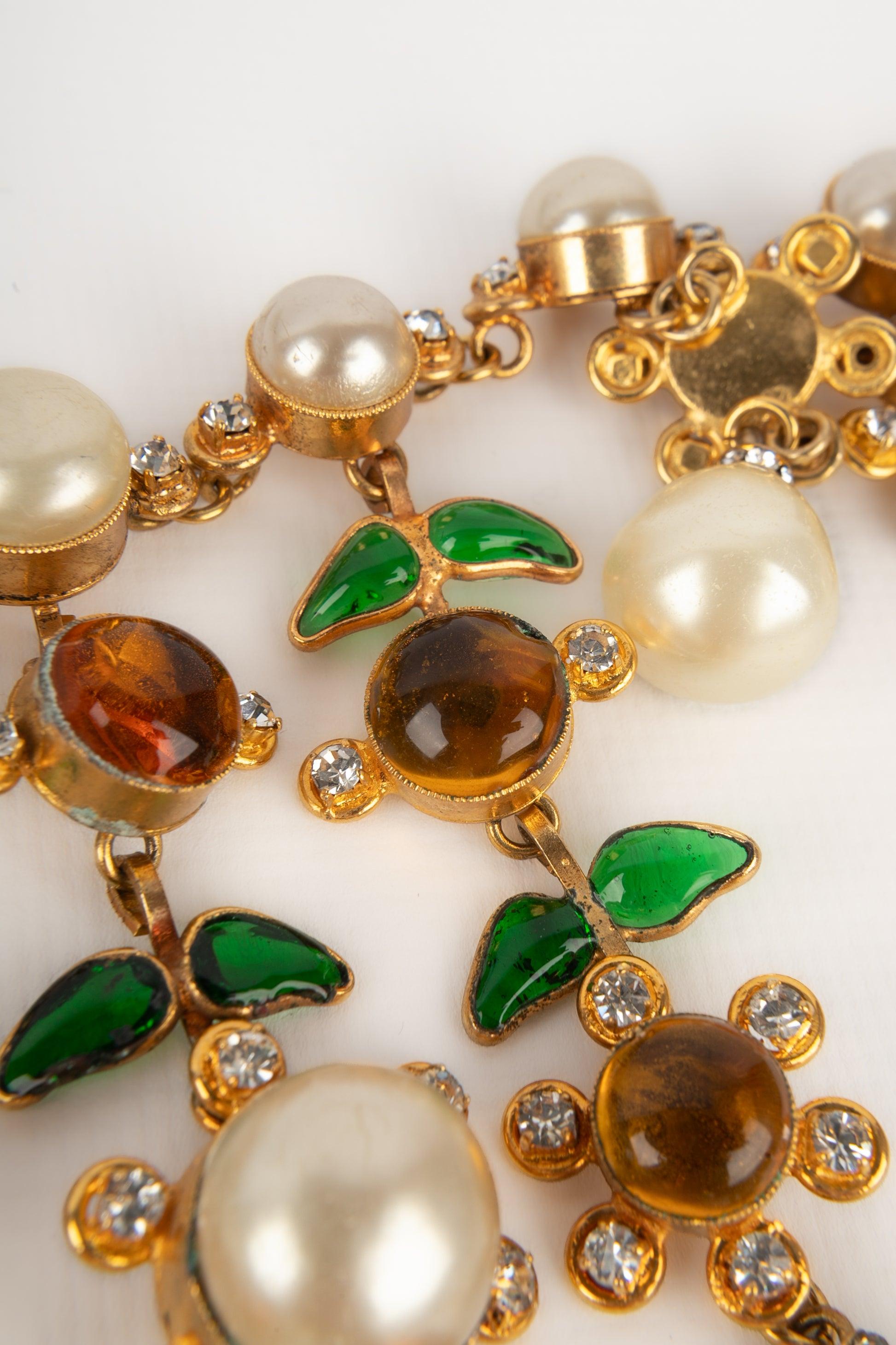 Ceinture haute couture Chanel avec perles, 1991 3