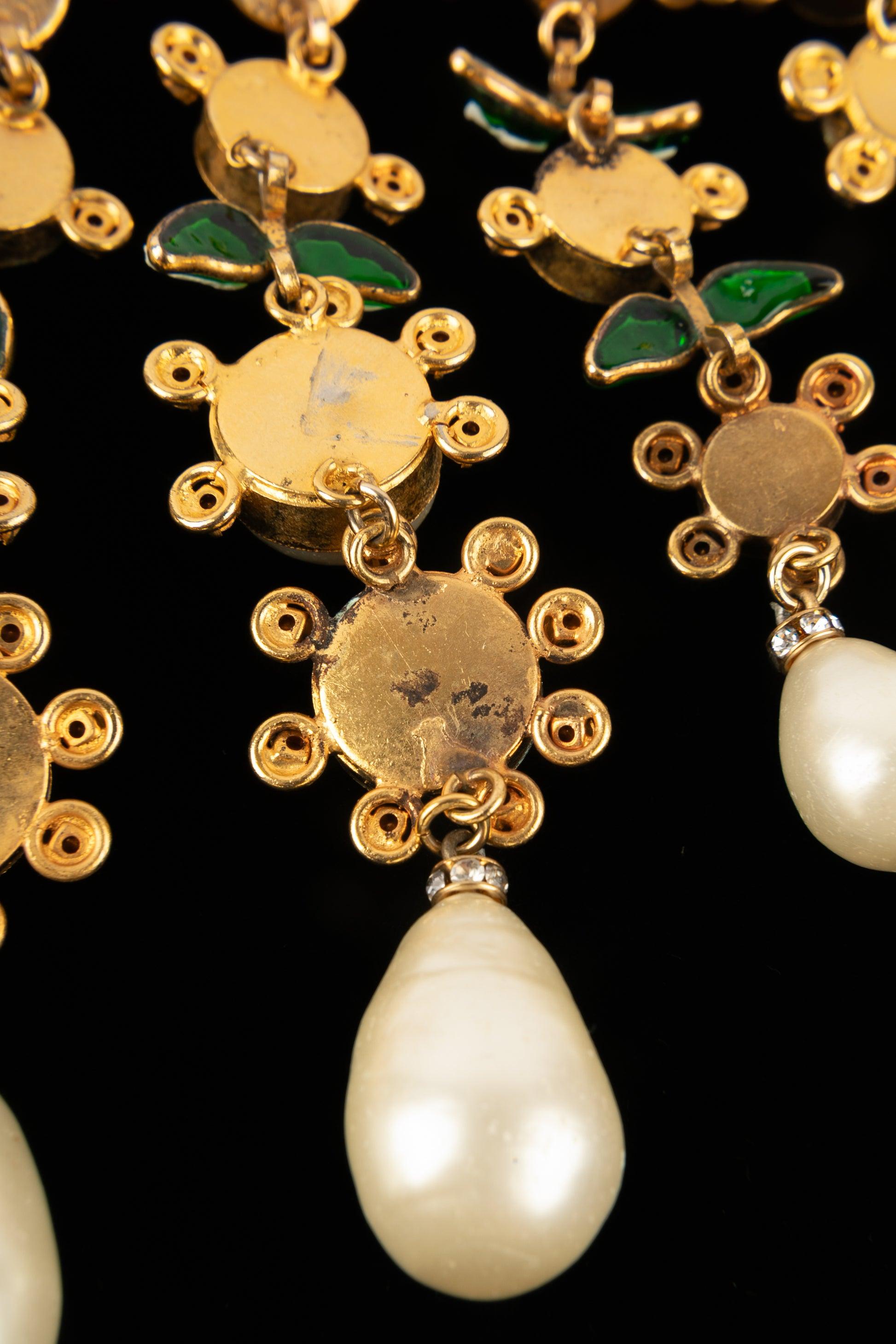 Ceinture haute couture Chanel avec perles, 1991 4