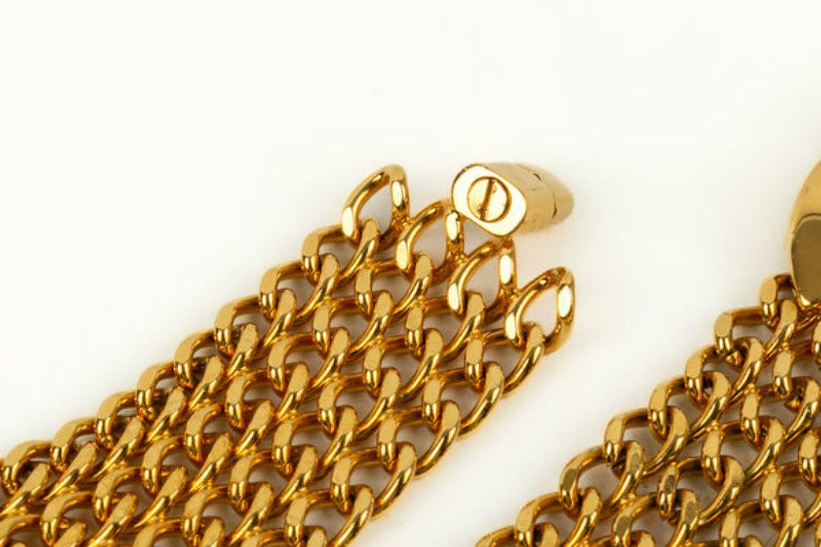 Chanel Belt in Gilded Metal, 1997 For Sale 5