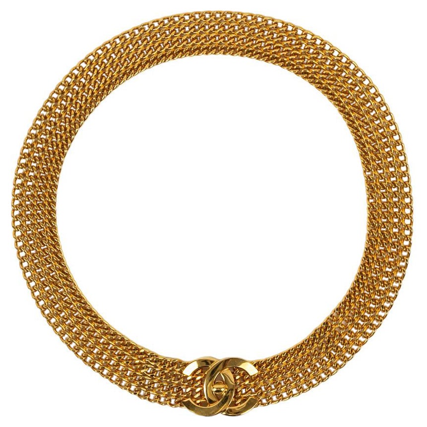 Cintura Chanel in metallo dorato, 1997