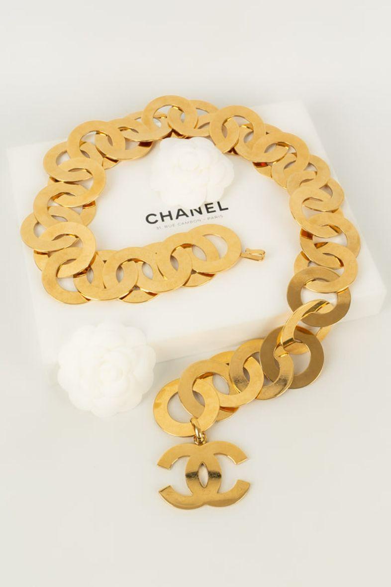 Chanel Belt in Gold Metal, 2CC6 3