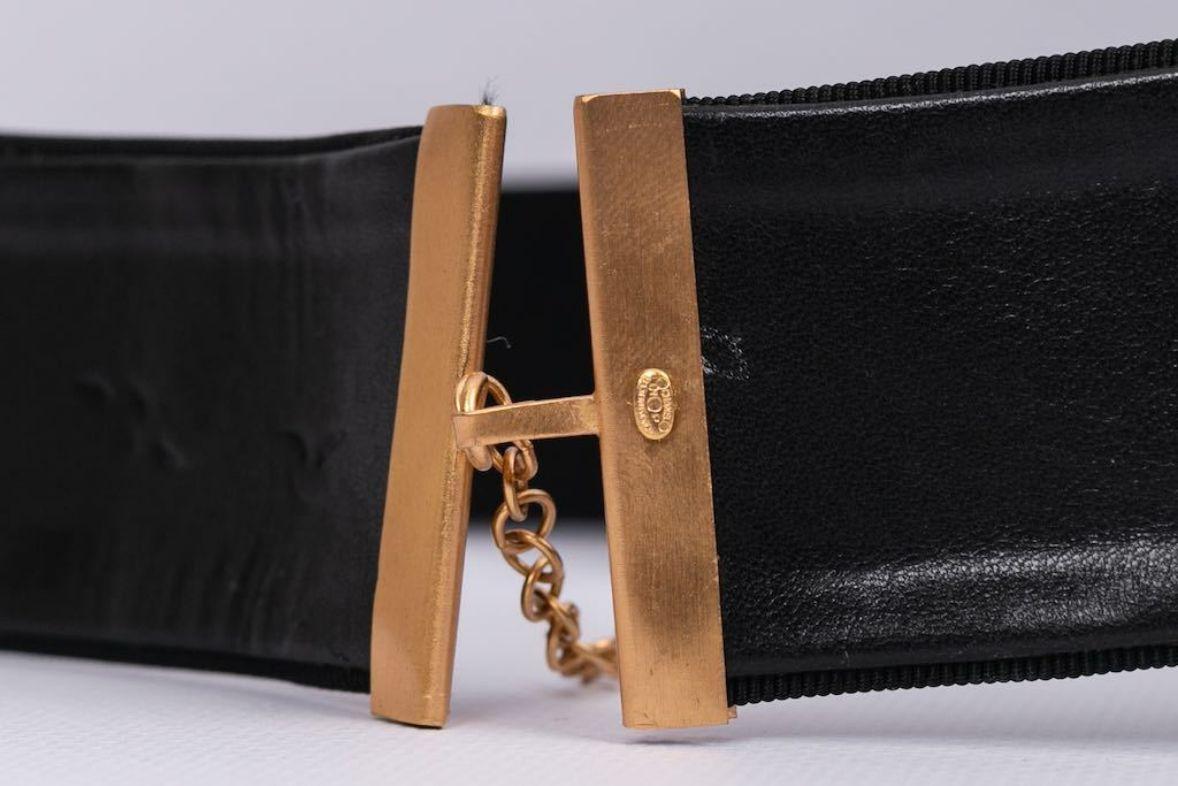 Chanel Belt in Leather and Canvas 6