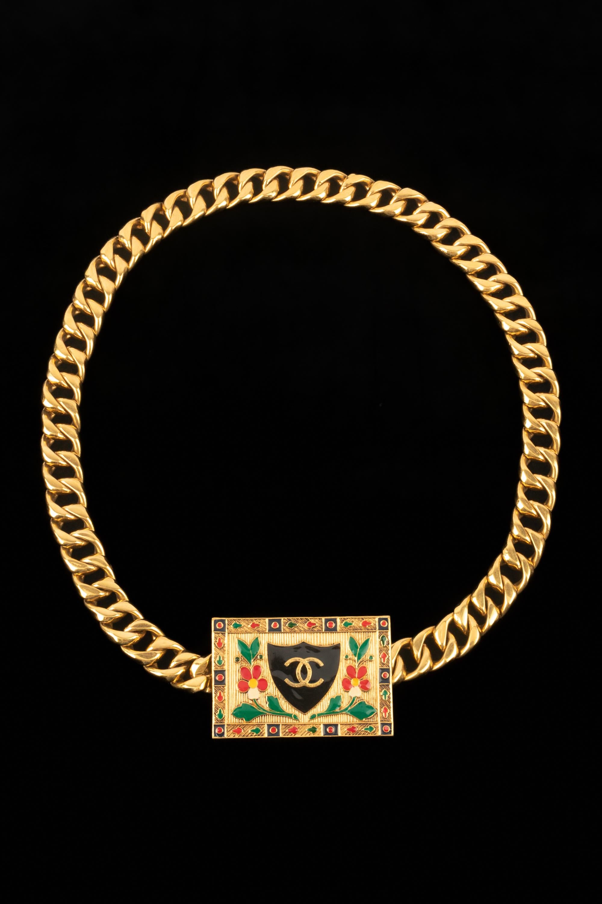 Cinturón Chanel Primavera 1988 Beige en venta