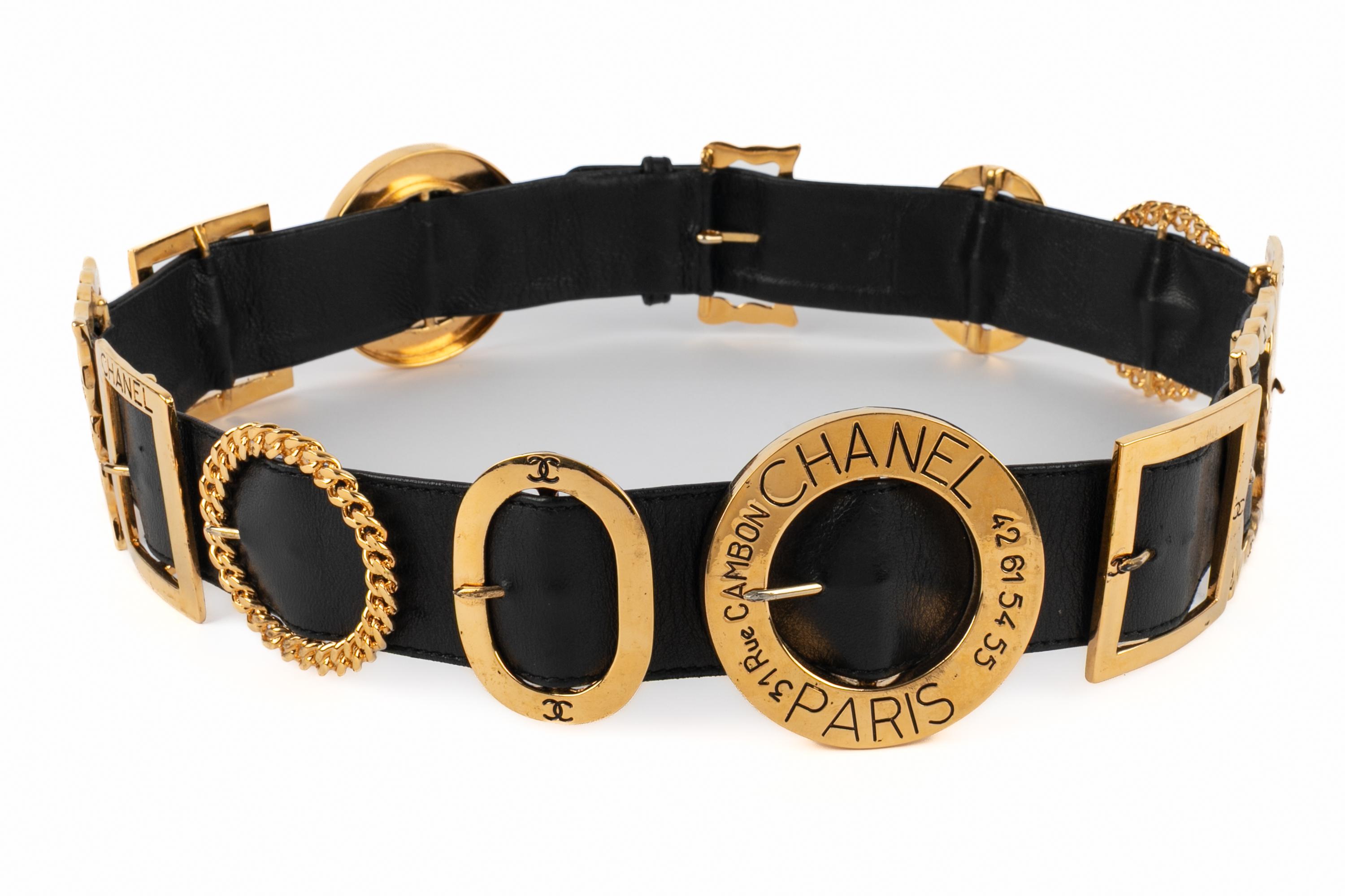 Cinturón Chanel Primavera 1988 en Excelente estado para la venta en SAINT-OUEN-SUR-SEINE, FR