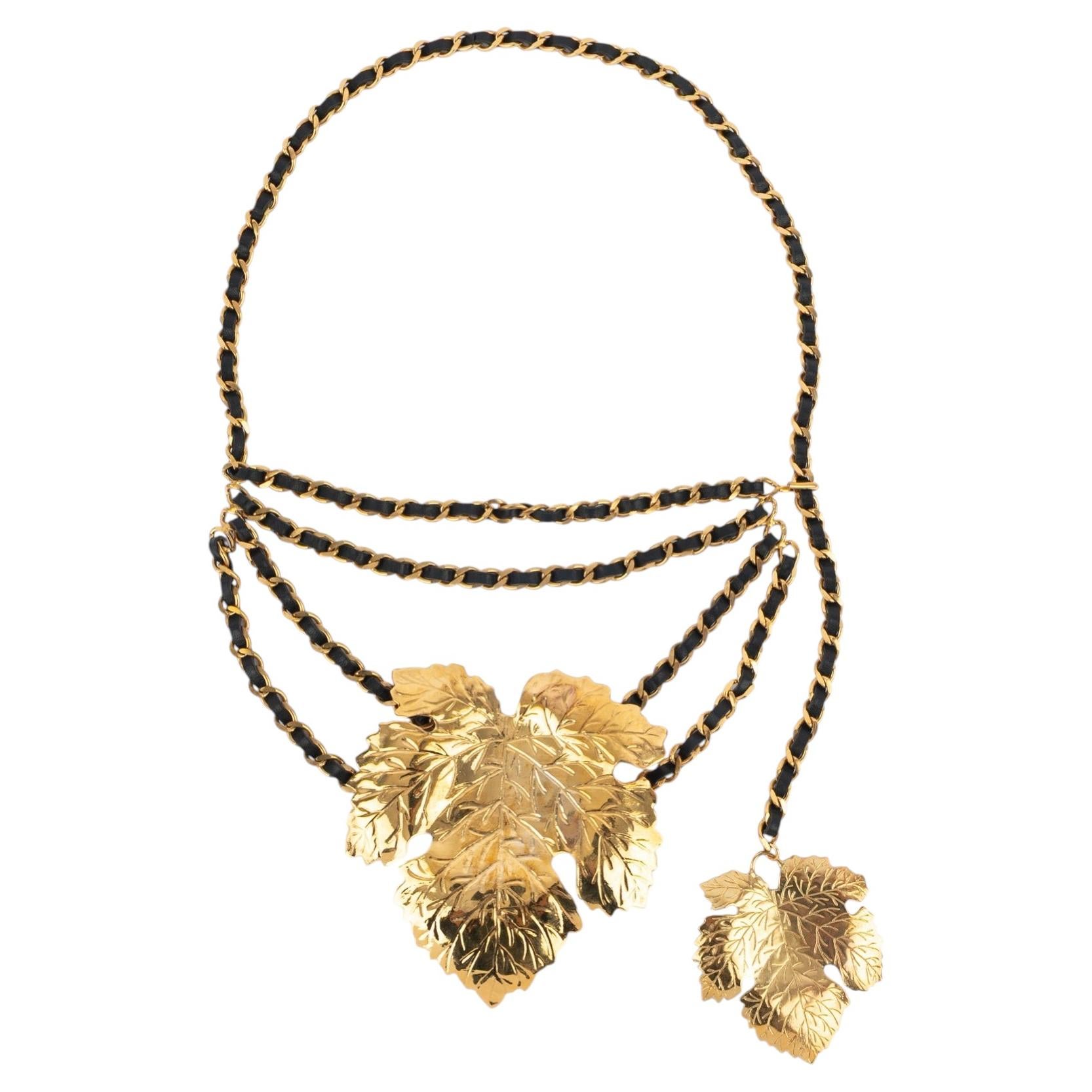 Cinturón de Chanel «Une ballade dans la forêt enchangée», de Karl Lagerfeld, primavera de 1992 en venta