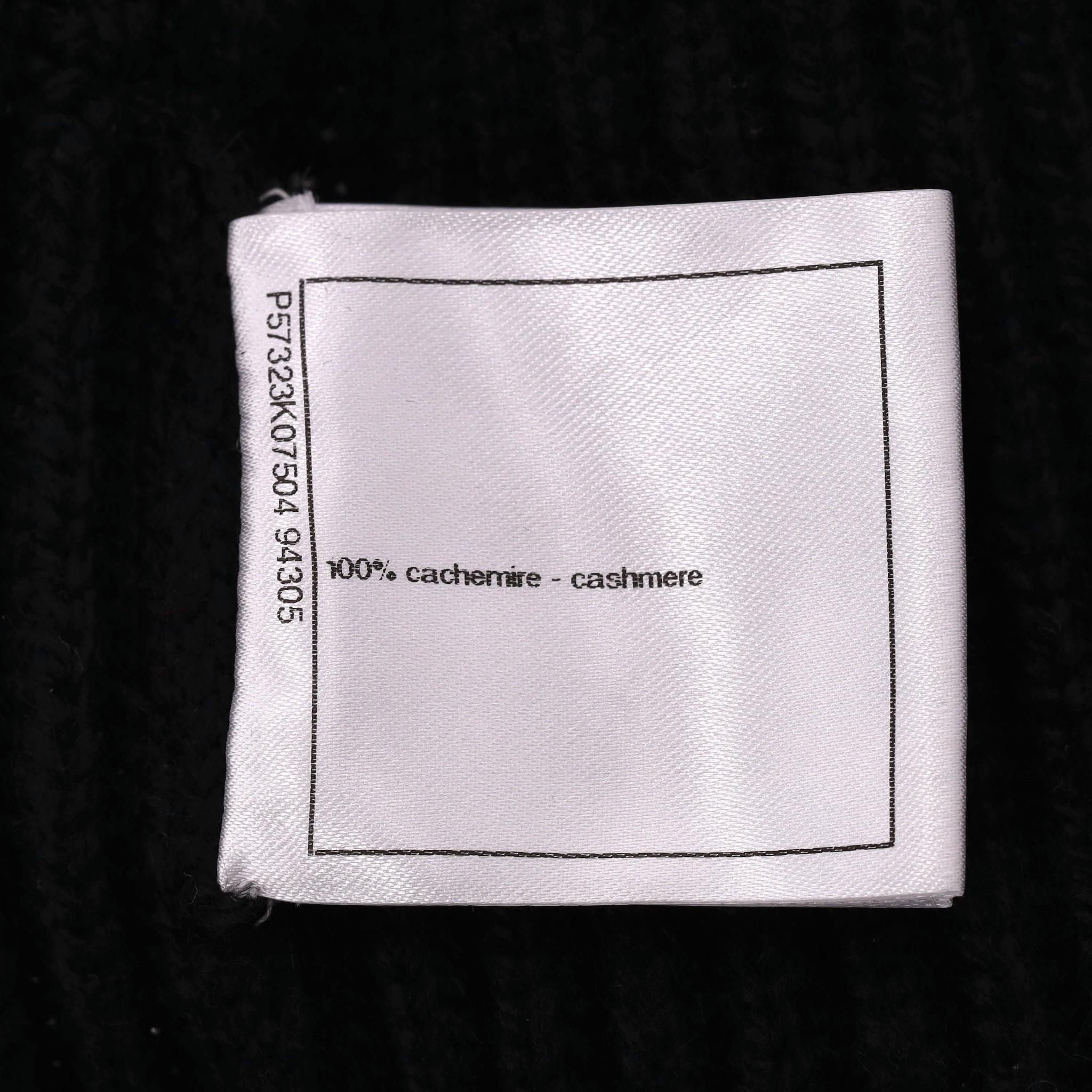 Chanel - Manteau cardio 'Gabrielle Coco' en cachemire avec ceinture en vente 5
