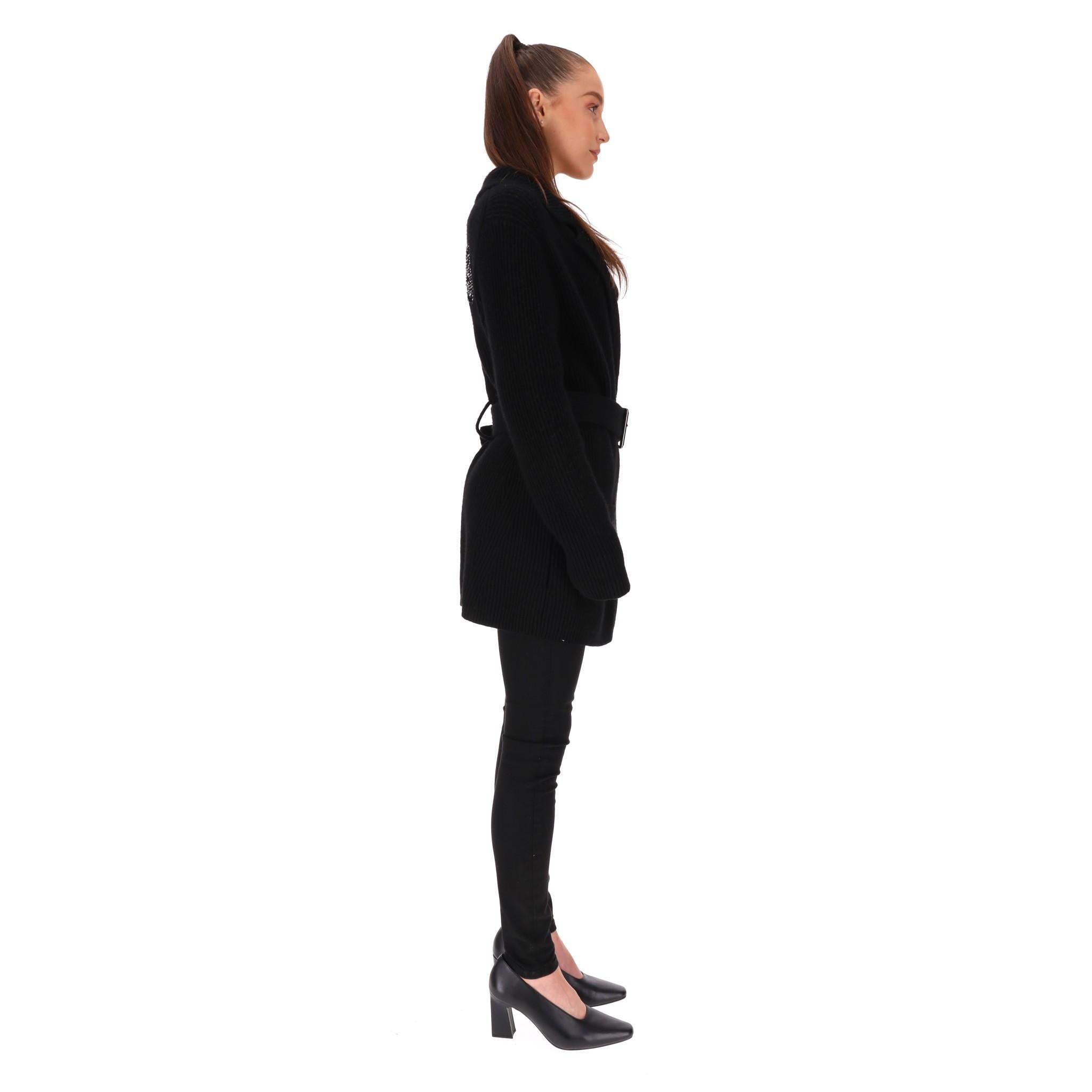 Chanel - Manteau cardio 'Gabrielle Coco' en cachemire avec ceinture Excellent état - En vente à London, GB