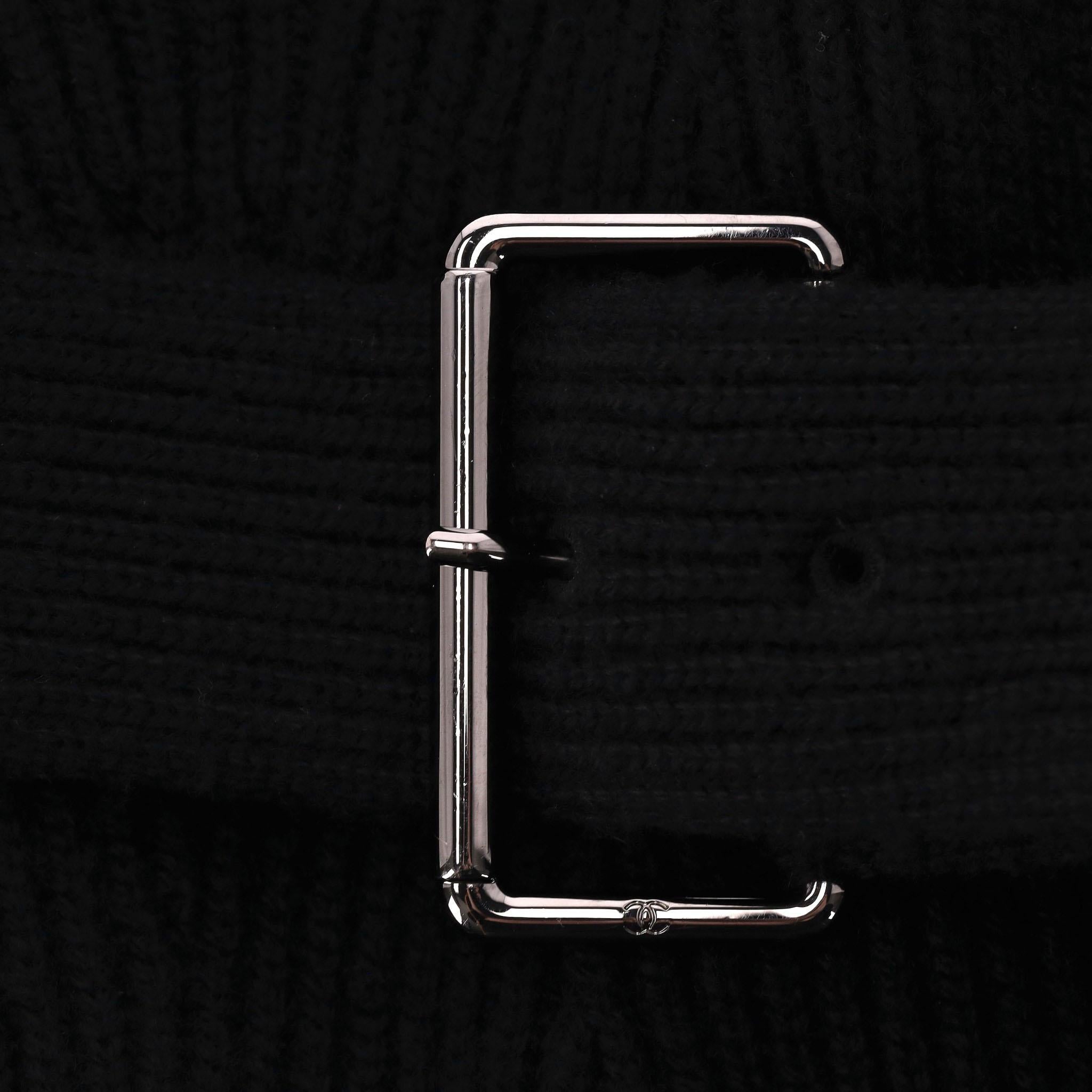 Chanel - Manteau cardio 'Gabrielle Coco' en cachemire avec ceinture en vente 1