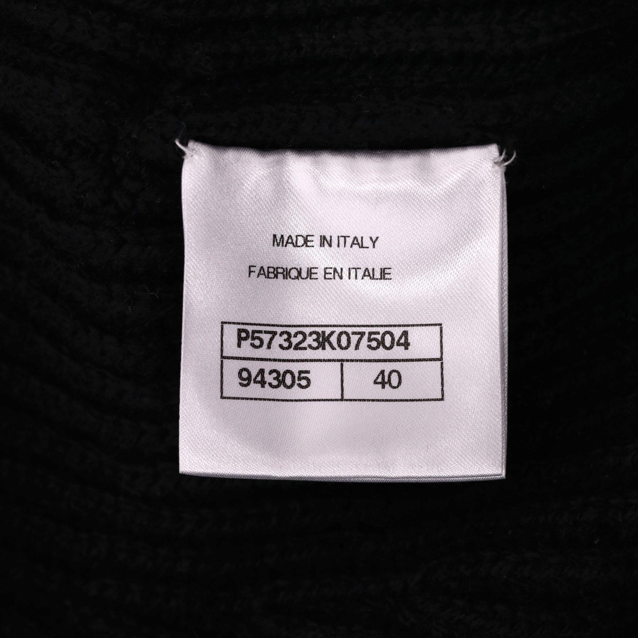 Chanel - Manteau cardio 'Gabrielle Coco' en cachemire avec ceinture en vente 3