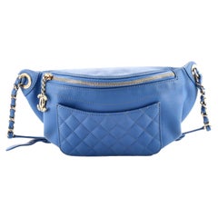 Chanel Waist Bag Blue - 11 For Sale on 1stDibs
