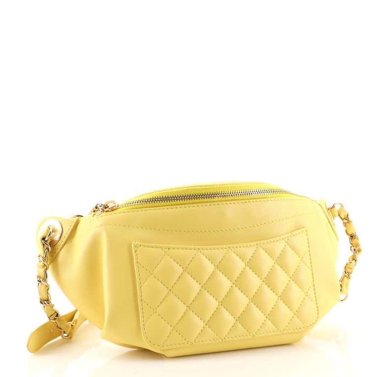 Chanel Bi Classic Waist Bag Quilted Lambskin at 1stDibs