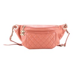 Chanel Bi Classic Taille Tasche Gestepptes Lammfell