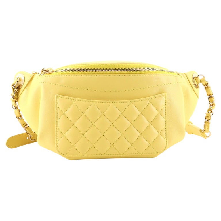 Chanel Bi Classic Waist Bag Quilted Lambskin at 1stDibs