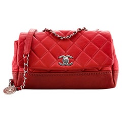 Chanel Bi Coco Flap Bag Quilted Lambskin with Caviar Medium