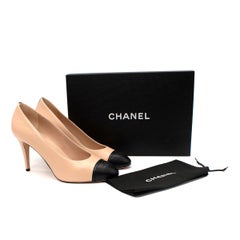 Chanel Chanel Bi-Colour CC Cap Toe 100mm Pumps - Us Größe 9