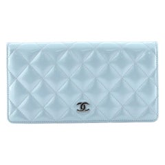 Chanel Bi-Fold Wallet Quilted Patent 