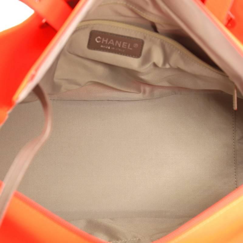Chanel Biarritz Pocket Tote Quilted Canvas Large 5