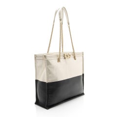 Chanel Bicolor Calfskin Large Boy Tote