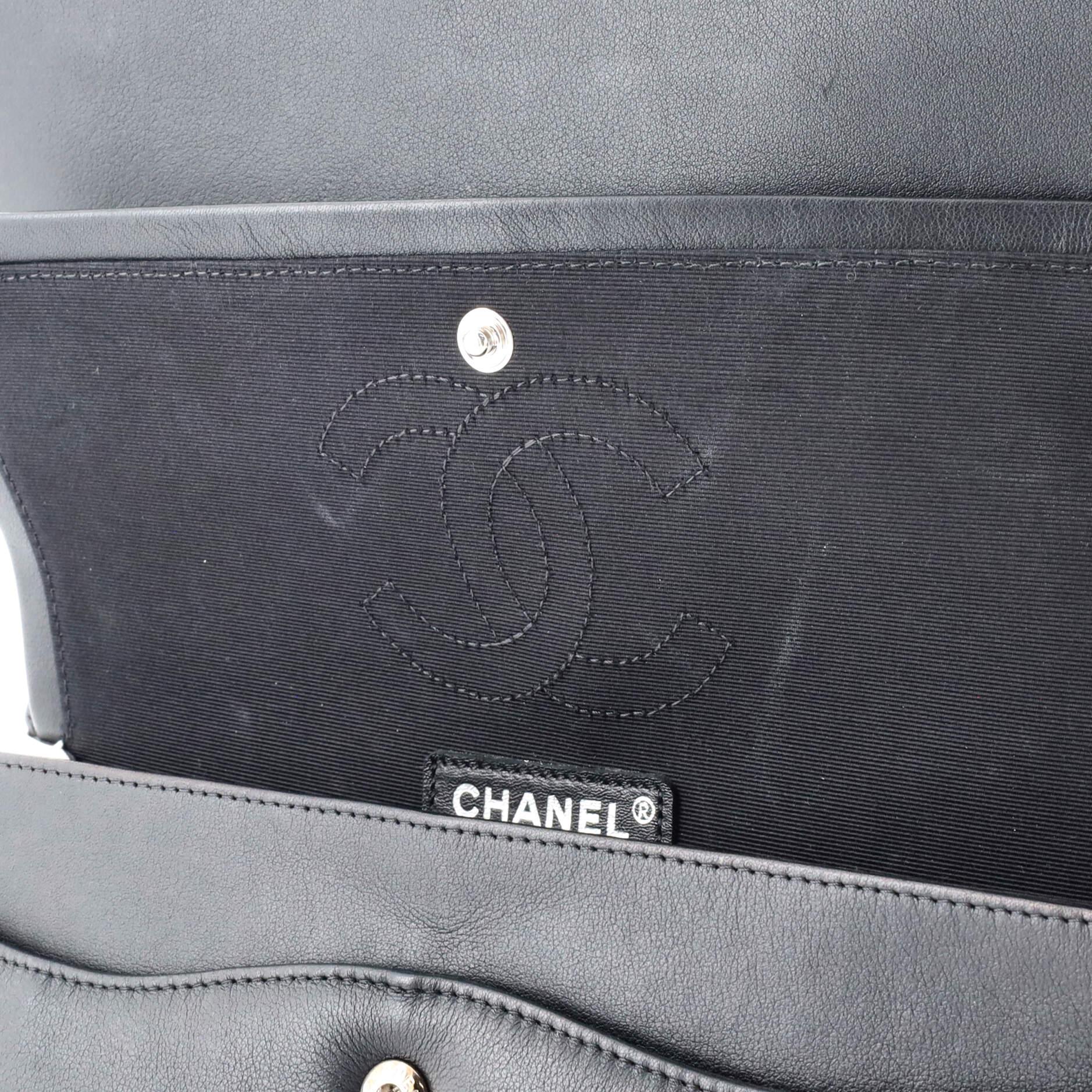 Chanel Bicolor Classic Duo Double Flap Bag Calfskin Medium 5