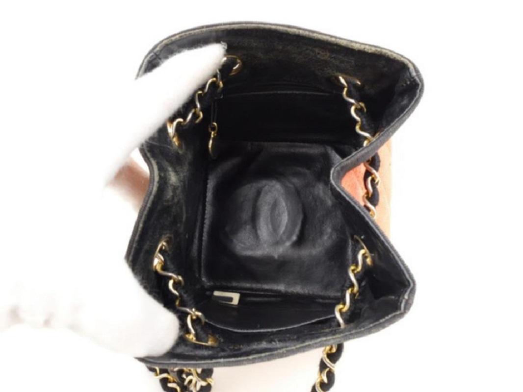 Beige Chanel Bicolor Raffia Straw CC Logo Quilted Chain Basket Bag 858721 For Sale