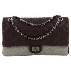 Chanel Bicolor Reissue 2.55 Flap Bag Quilted Caviar and Washed Lambskin 227