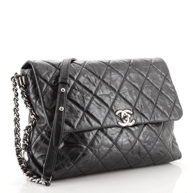 Chanel Big Bang Flap Bag Quilted Aged Calfskin