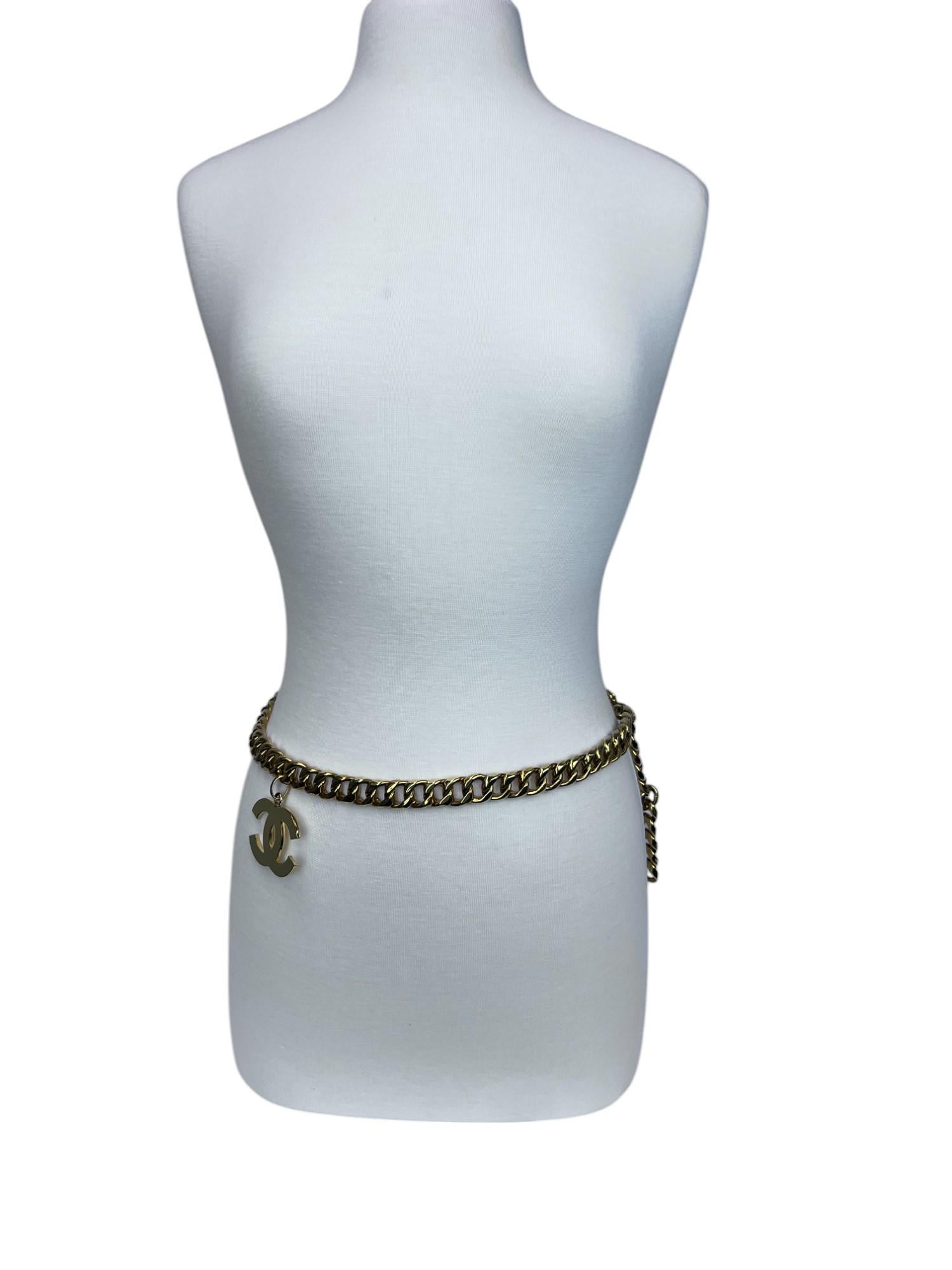 Women's Chanel Big Logo Necklace/Belt For Sale