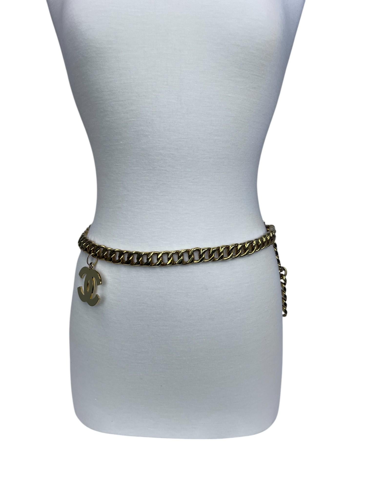 Chanel Big Logo Necklace/Belt For Sale 1