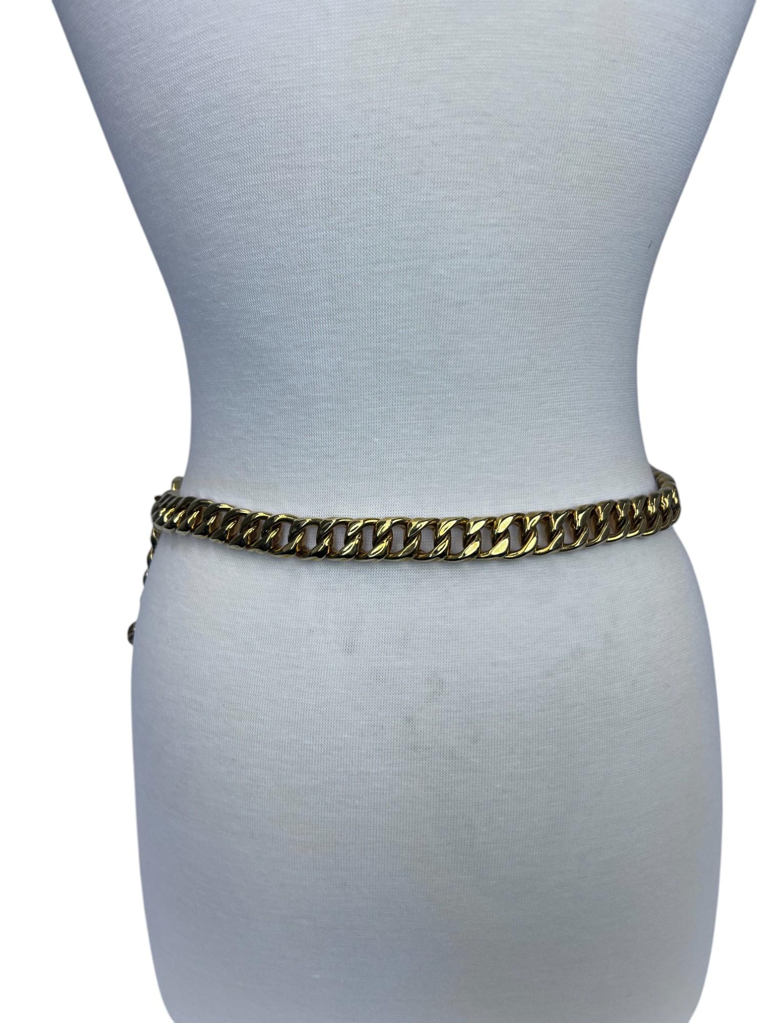 Chanel Big Logo Necklace/Belt For Sale 5