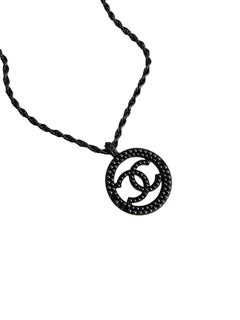 Chanel Big Logo Necklace