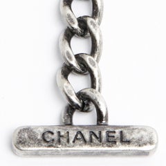 Chanel Bijou de Sac Gripoix Silver Metal Glass Bag Jewel Charm