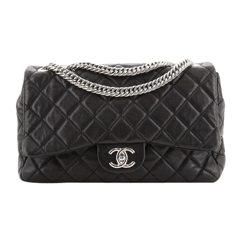 Chanel Bijoux Chain Flap Bag Quilted Lambskin Jumbo at 1stDibs