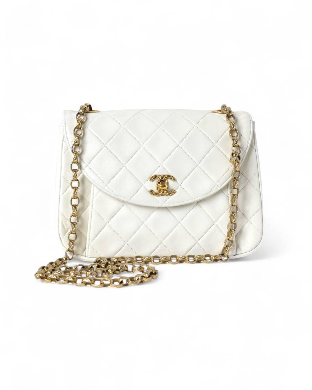 Chanel Bijoux Tracolla Timeless Vintage Bianca 8