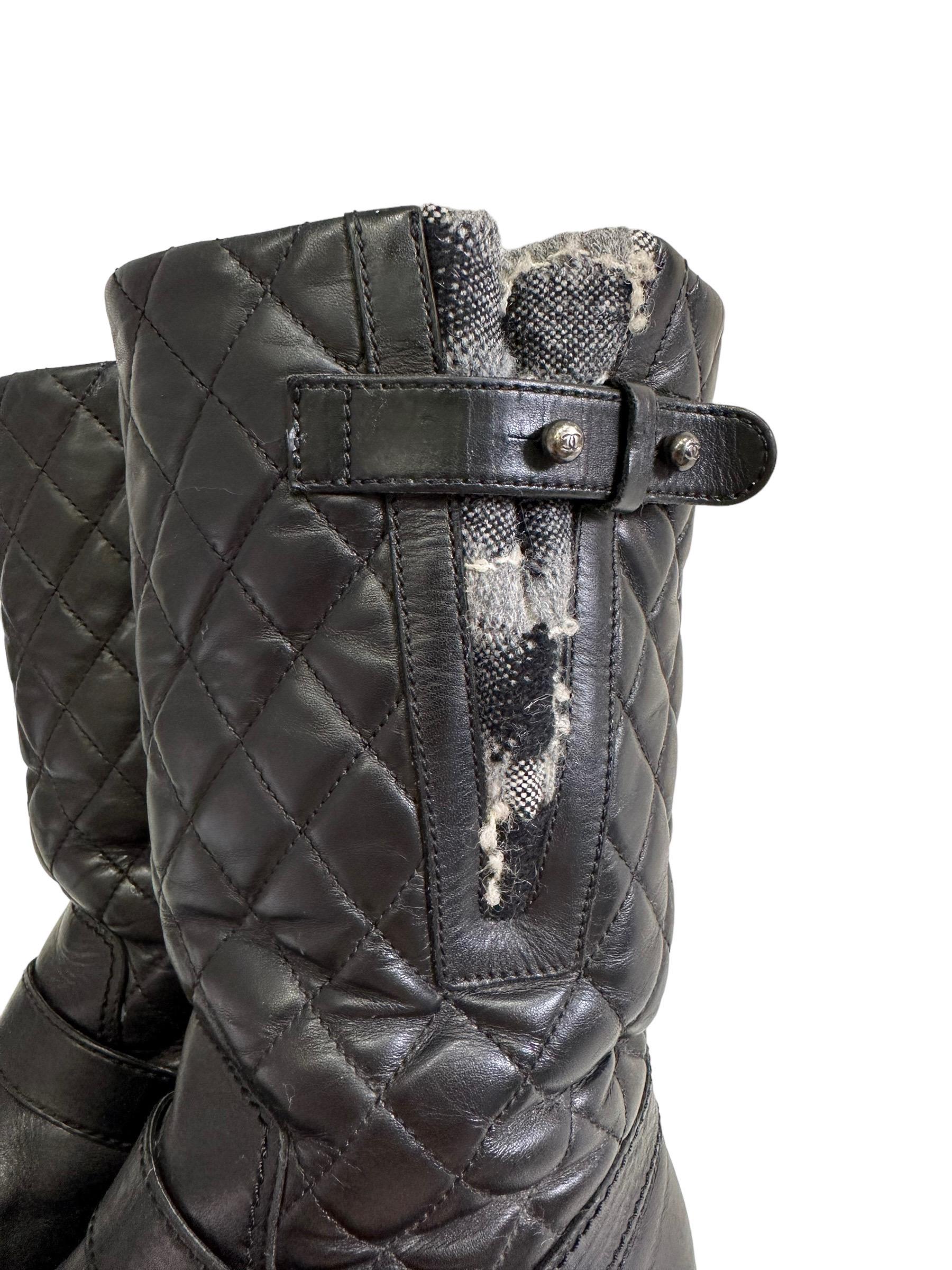 chanel motorcycle boots