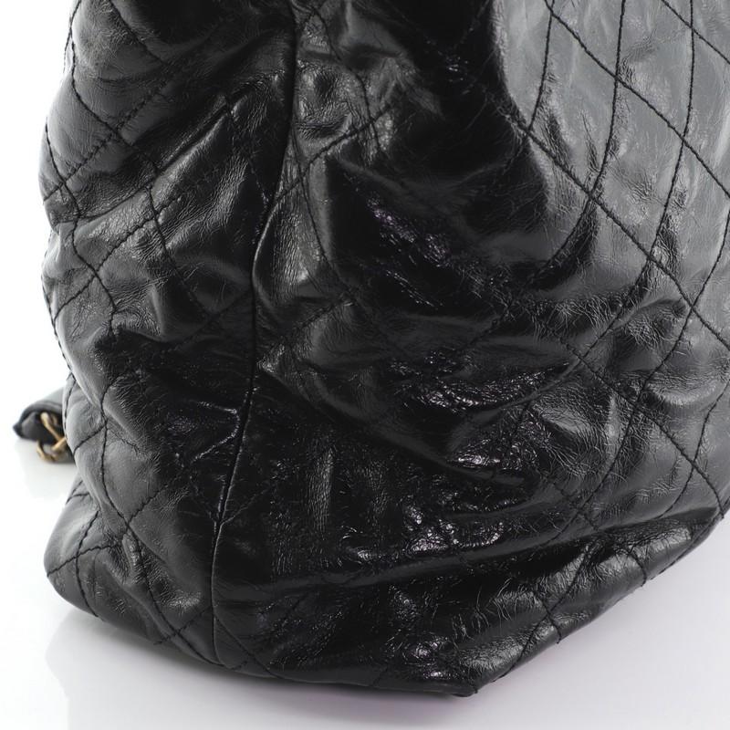 Chanel Bindi Tote Quilted Glazed Calfskin with Stingray Large 1