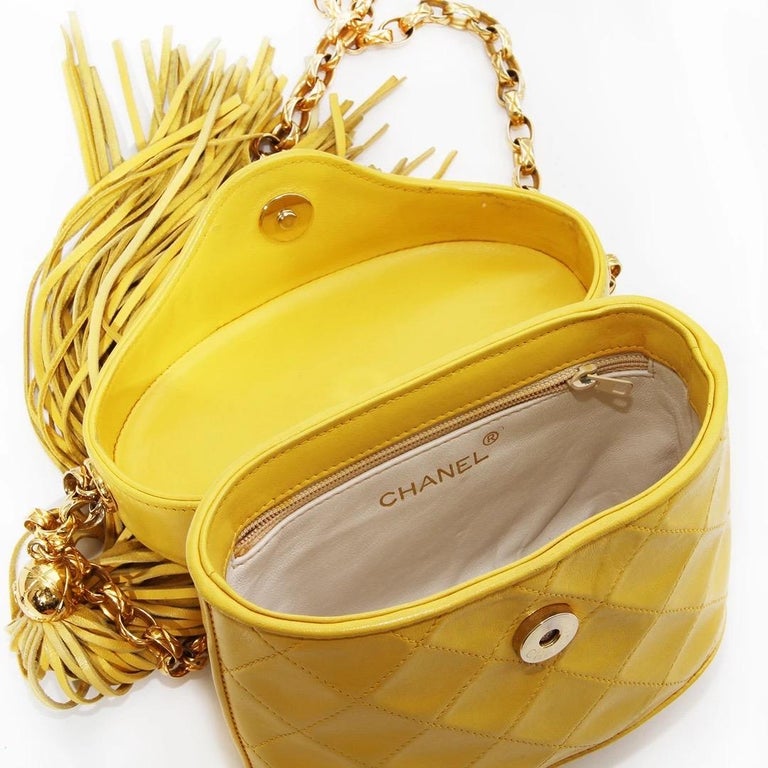 Chanel Binocular Bag w/ Fringe Detail (Karl Lagerfeld) at 1stDibs