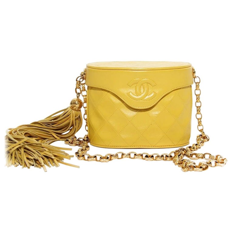 Chanel Binocular Bag w/ Fringe Detail (Karl Lagerfeld) at 1stDibs