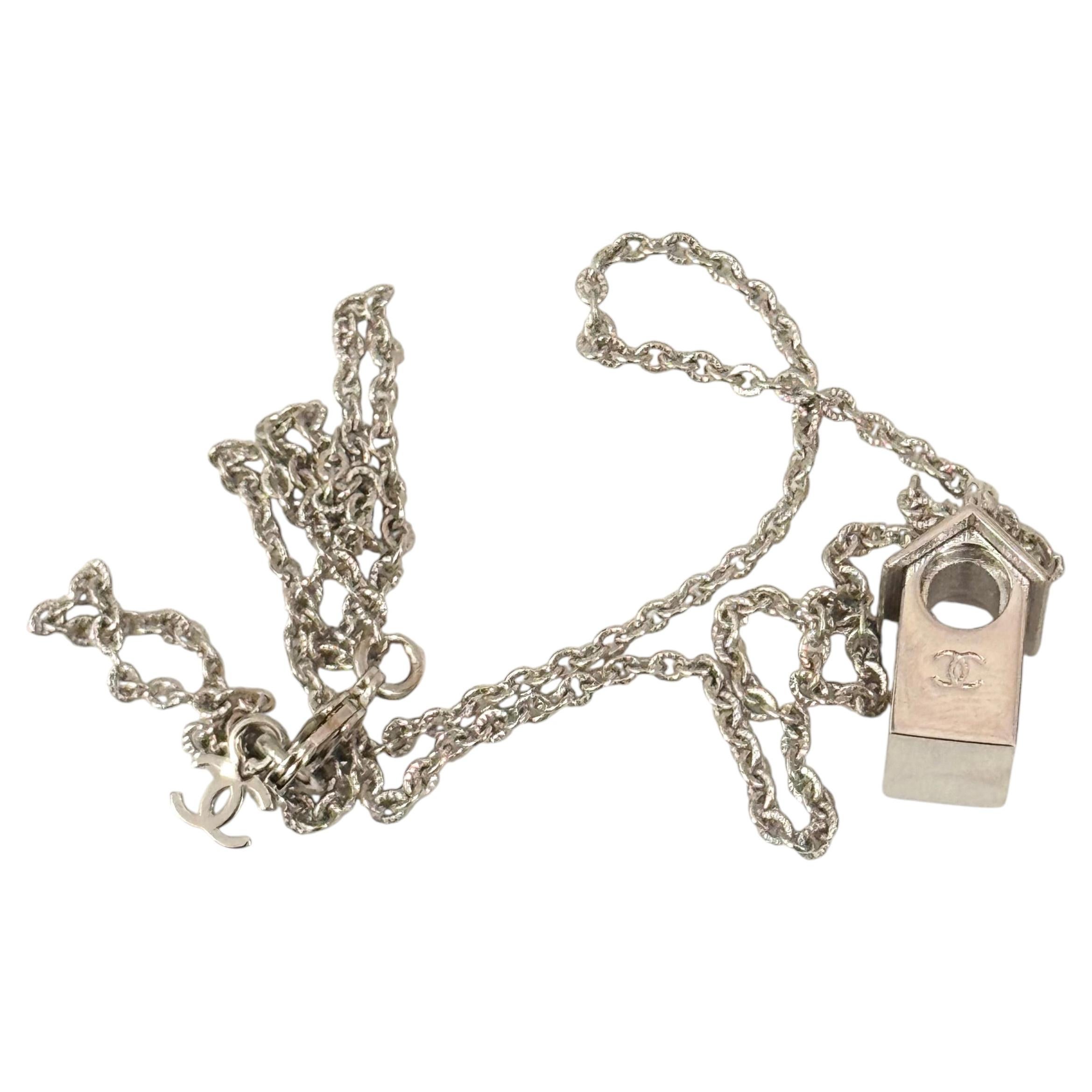 Chanel Birdhouse pendant Spring Summer 2026 necklace invitation by Blazy For Sale