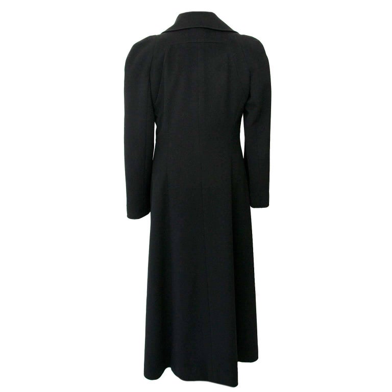 Chanel Black Cashmere Coat at 1stDibs | chanel cashmere coat, chanel ...