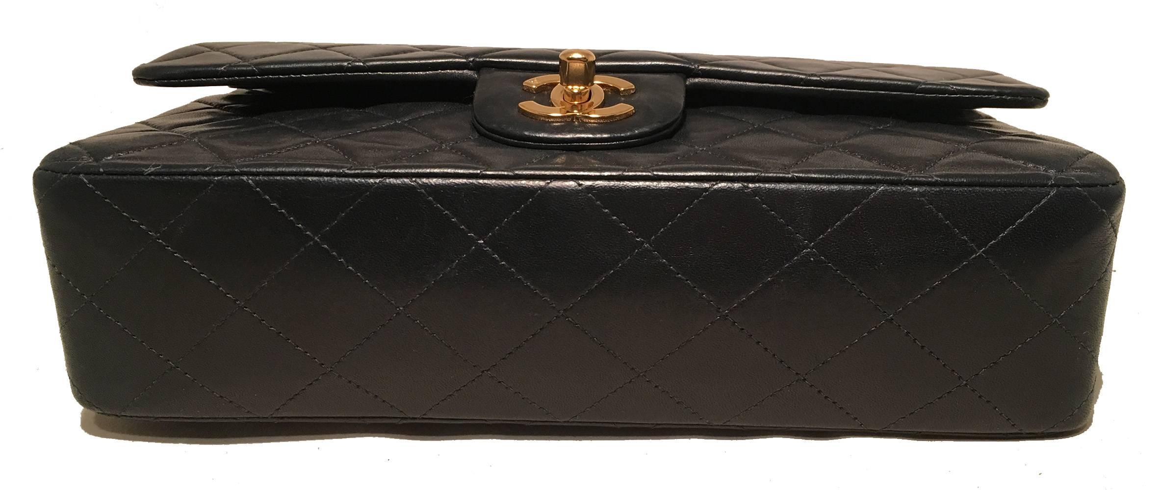 Women's Chanel Black 10inch 2.55 Double Flap Classic Shoulder Bag