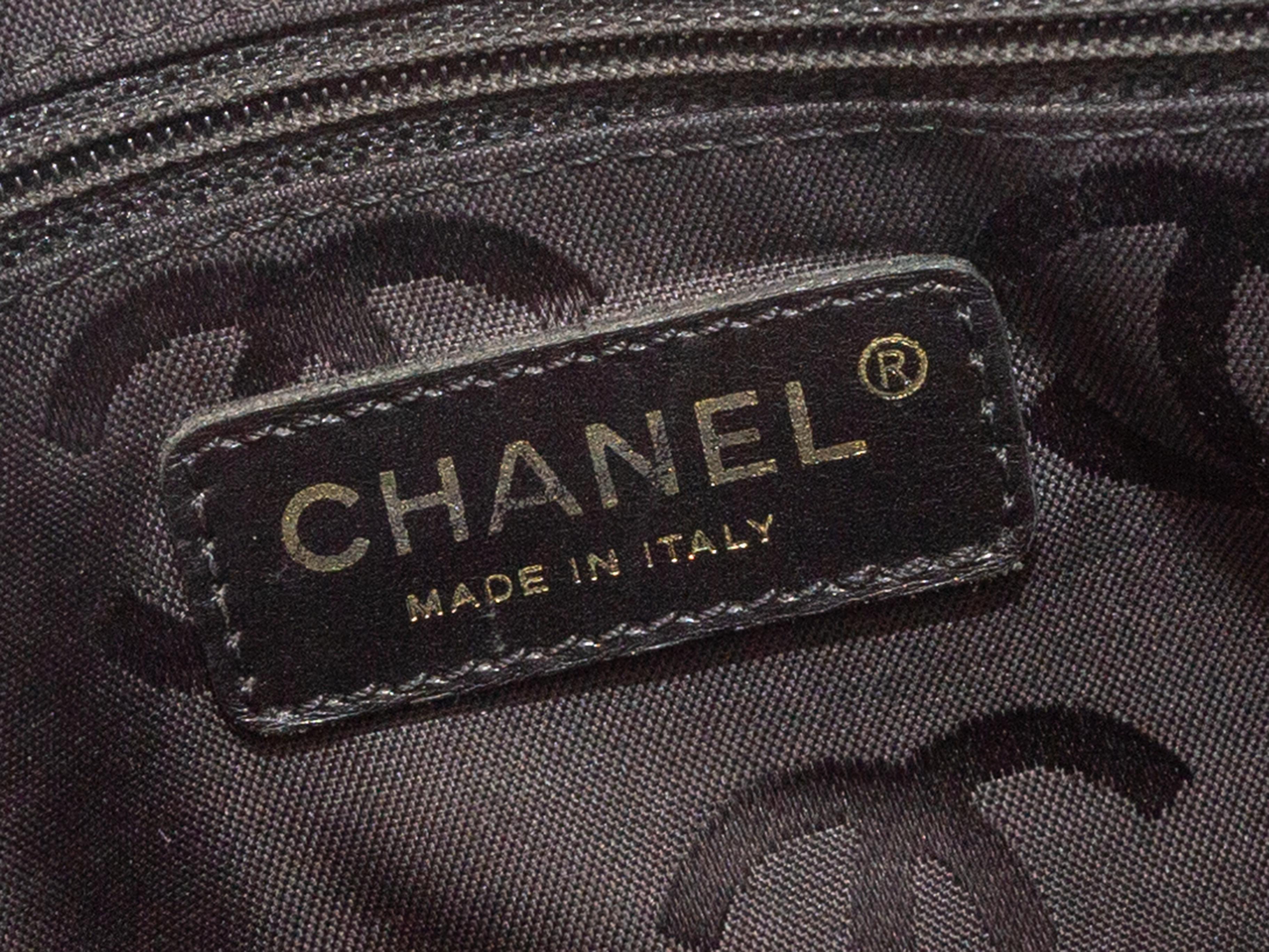 Chanel Black 2003/2004 Suprique Leather Bowler Bag 1