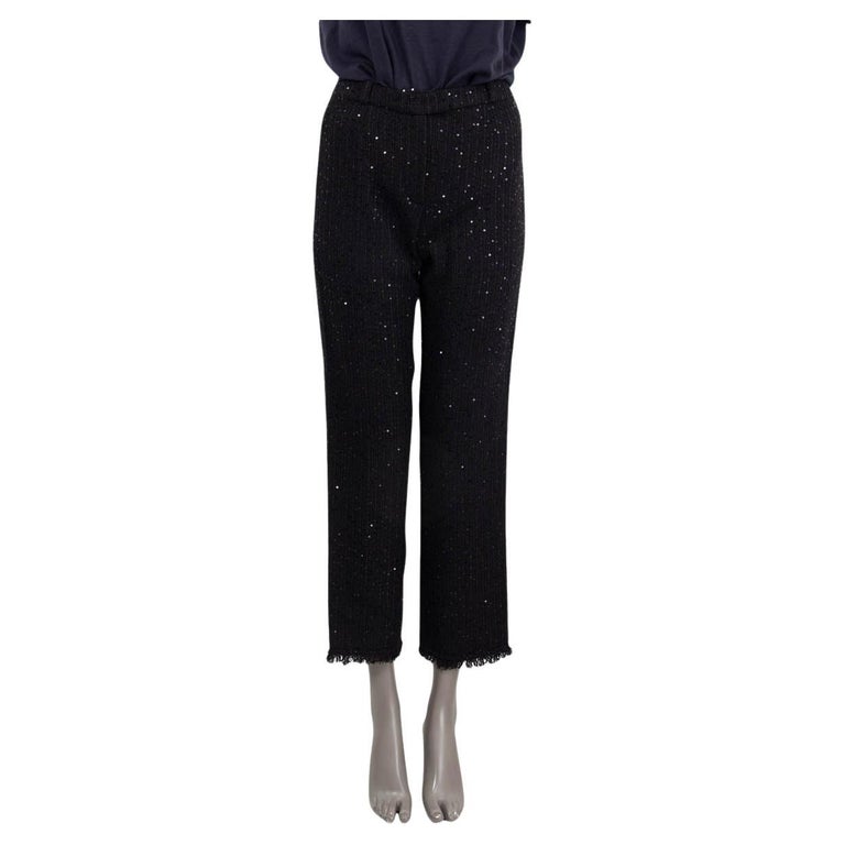 Chanel Tweed Pants - 27 For Sale on 1stDibs