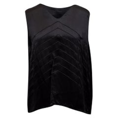 Chanel Black 2008 Sleeveless Silk