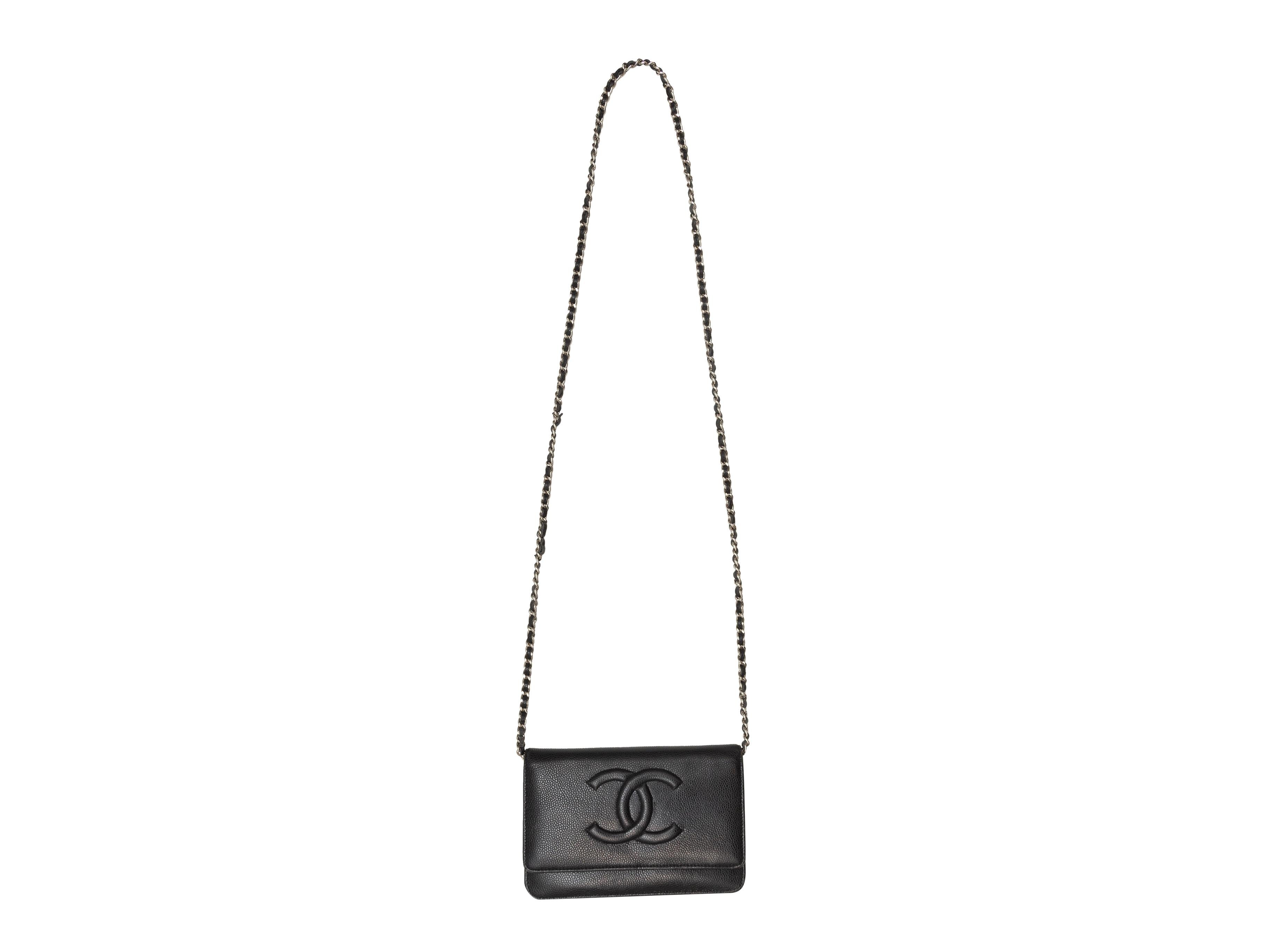 Women's Chanel Black 2017 Timeless Wallet On Chain